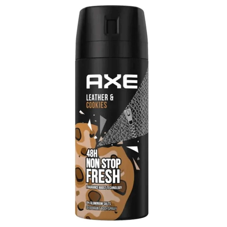 Axe Body Spray Leather & Cookies 150Ml