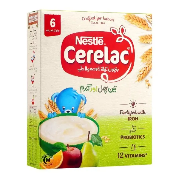 Nestle Cerelac 3-Fruit&Wheat 175G