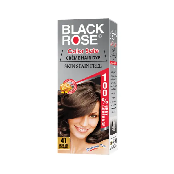 Black Rose Color Safe41 Medium Brown