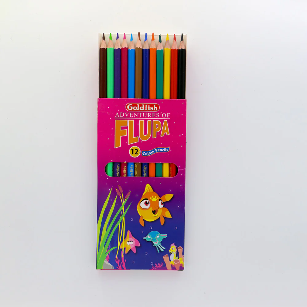 Goldfish Flupa Junior Club Color Pencil 12 Pack