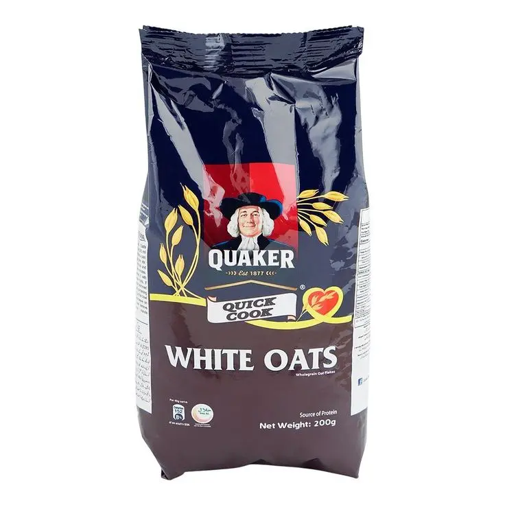 Quaker White Oats Pouch 200g