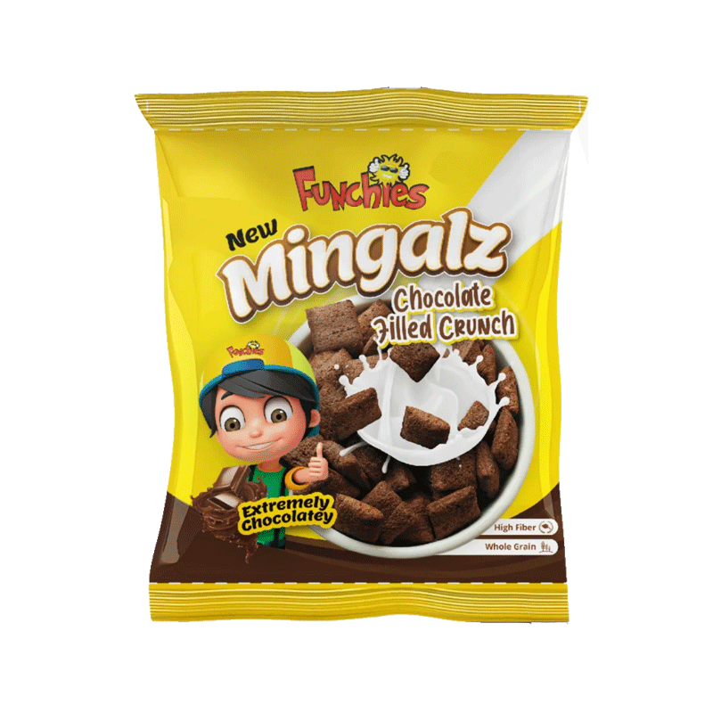 Funchies Minglaz Chocolate Filled Crunch