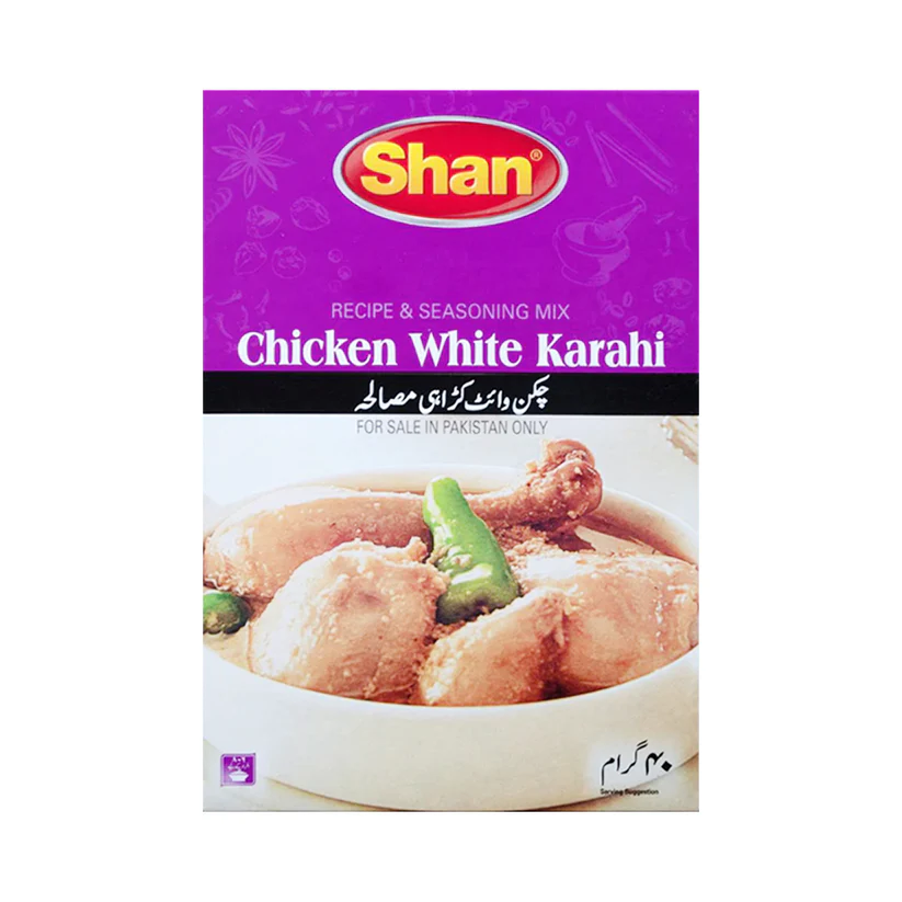 Shan White Karahi Mix Masal S-P 40Gm