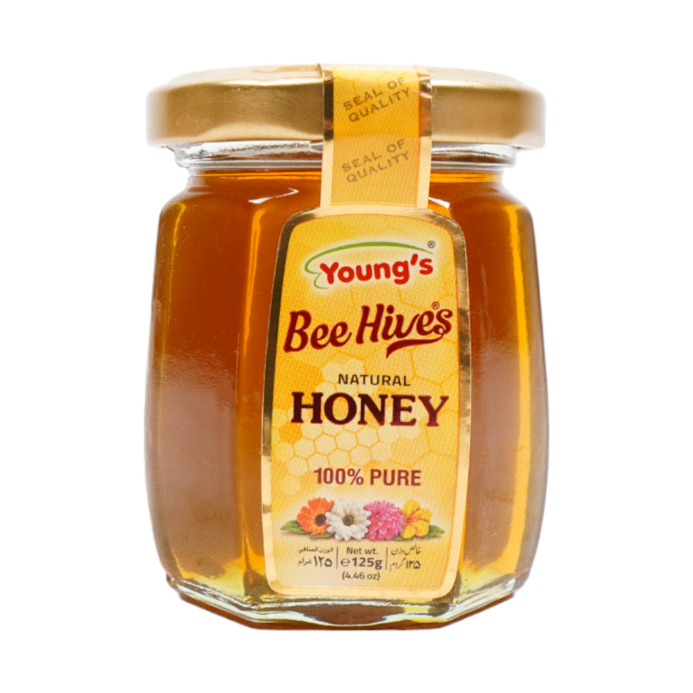 Youngs Bee Hives Honey 125G