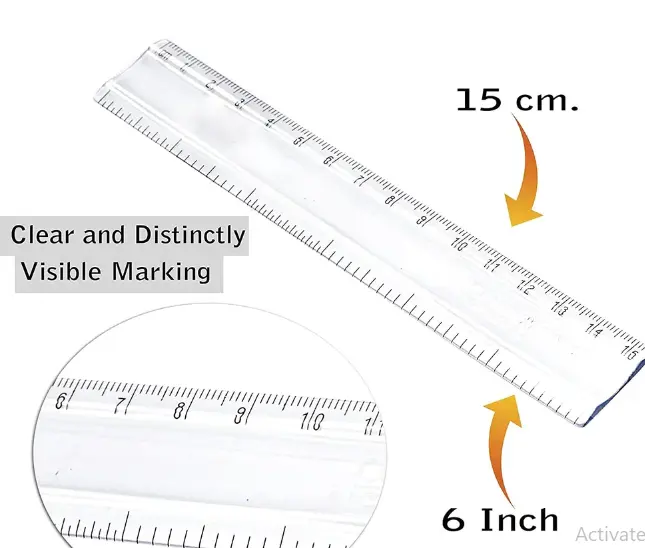 Daisy Scale Plastic 6 Inches