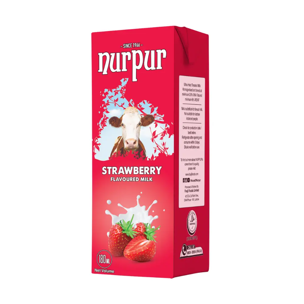 NURPUR Flavored Milk Strawberry 200ML
