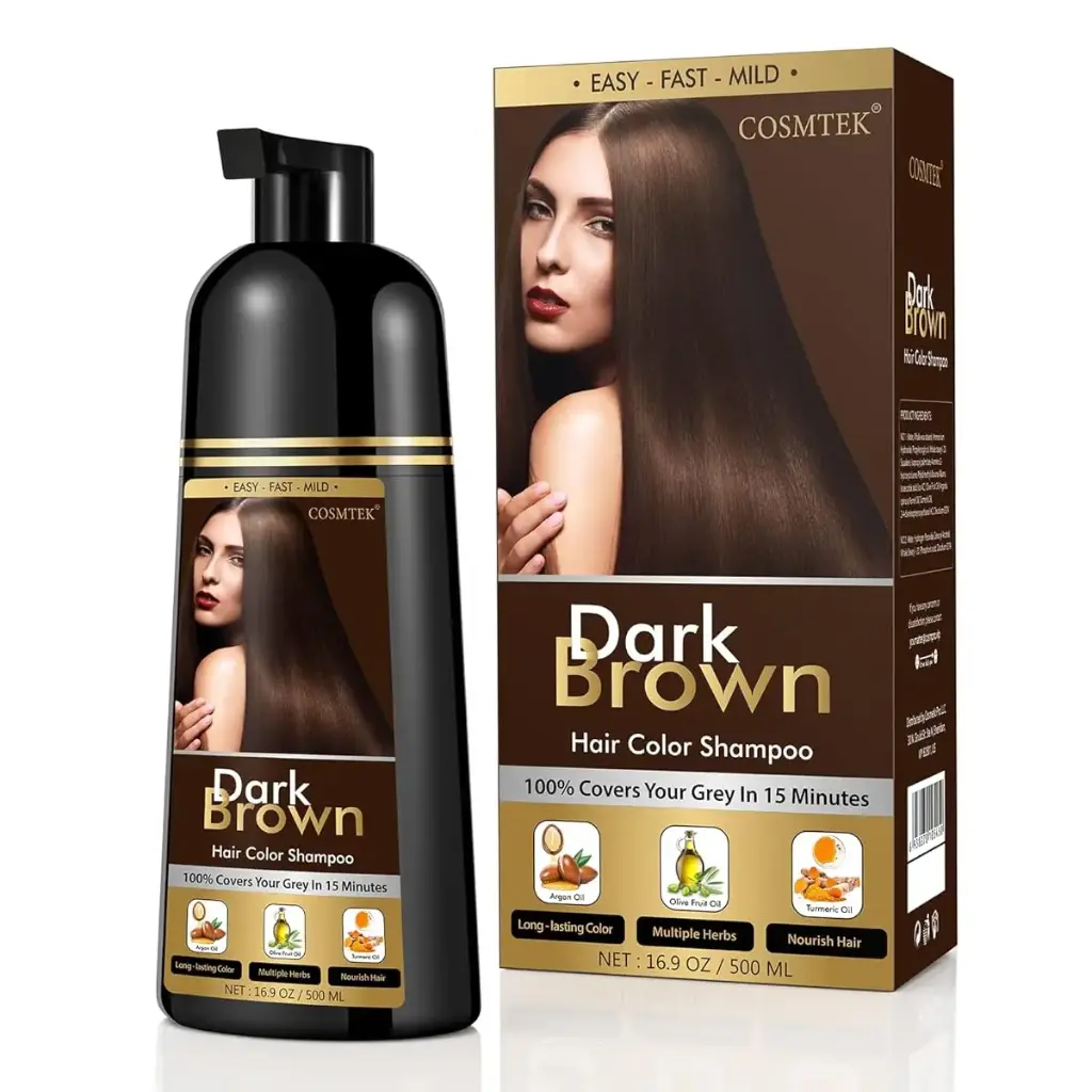 Dark Brown Shampoo Colour