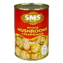 SMS Whole Mushrooms 400Gms Tin